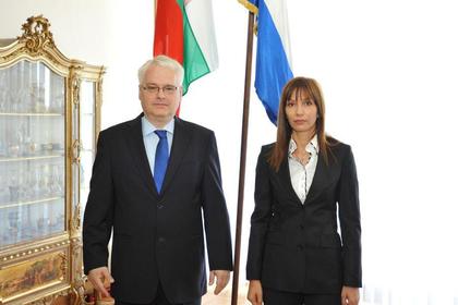 Новият български посланик в Загреб връчи акредитивните си писма на президента Иво Йосипович